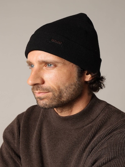 Deeluxe Bonnet 'Malcolm' en noir, Vue avec produit