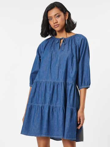 Robe JDY en bleu : devant