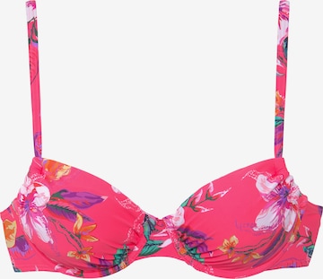 Hauts de bikini LASCANA en rose : devant