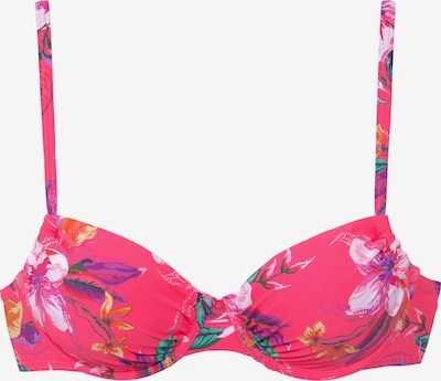 LASCANA Top de bikini en mezcla de colores / rosa, Vista del producto