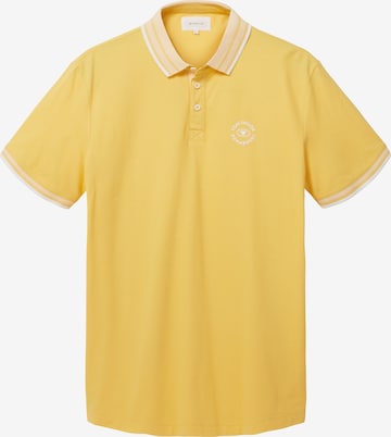 T-Shirt TOM TAILOR en jaune : devant