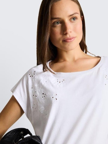 TOM TAILOR T-Shirt in Weiß