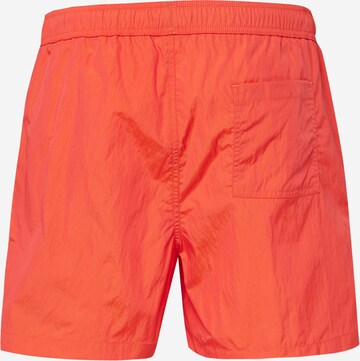 Calvin Klein Swimwear شورت سباحة بلون برتقالي