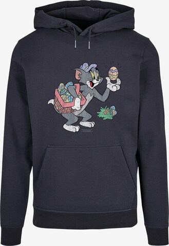 ABSOLUTE CULT Sweatshirt 'Tom And Jerry - Tom Egg Hunt' in Blau: predná strana