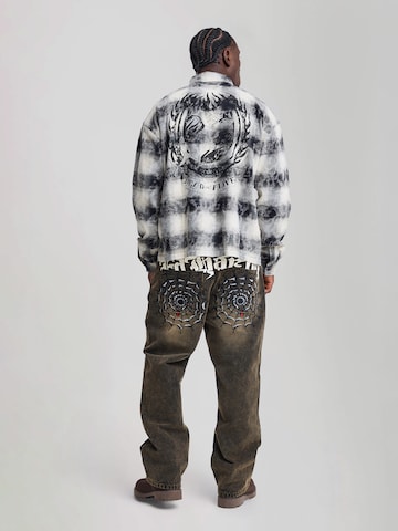 Ed Hardy Loosefit Jeans i brun