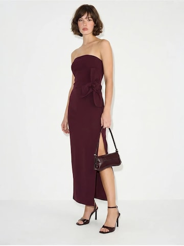 Bianco Lucci Jurk 'Maxi' in Rood