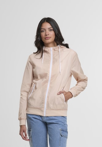 Mister Tee Jacke 'Fly Away' in Beige: Vorderseite
