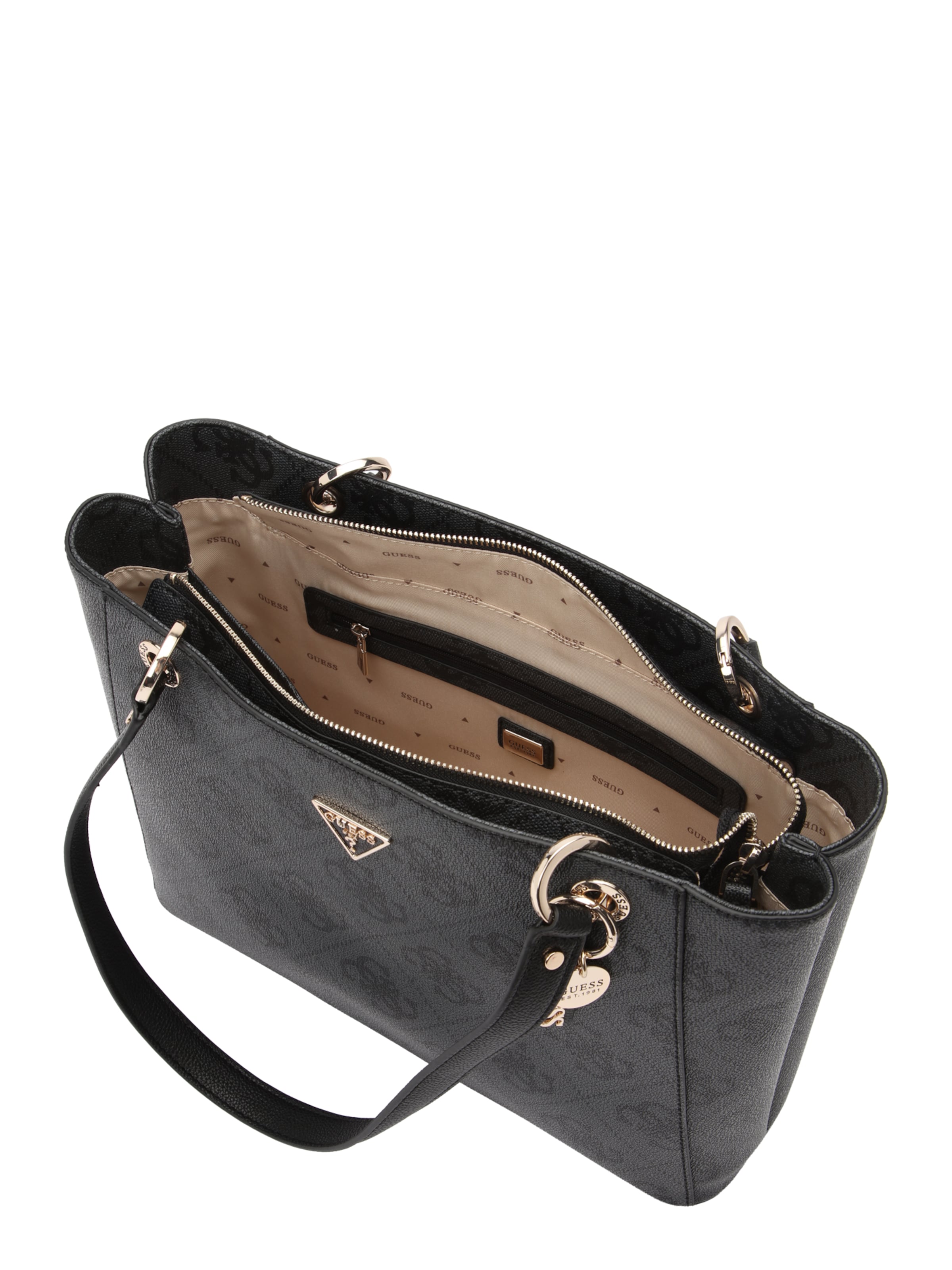 GUESS "Чанта тип ""Shopper""" 'Noelle II' в черно