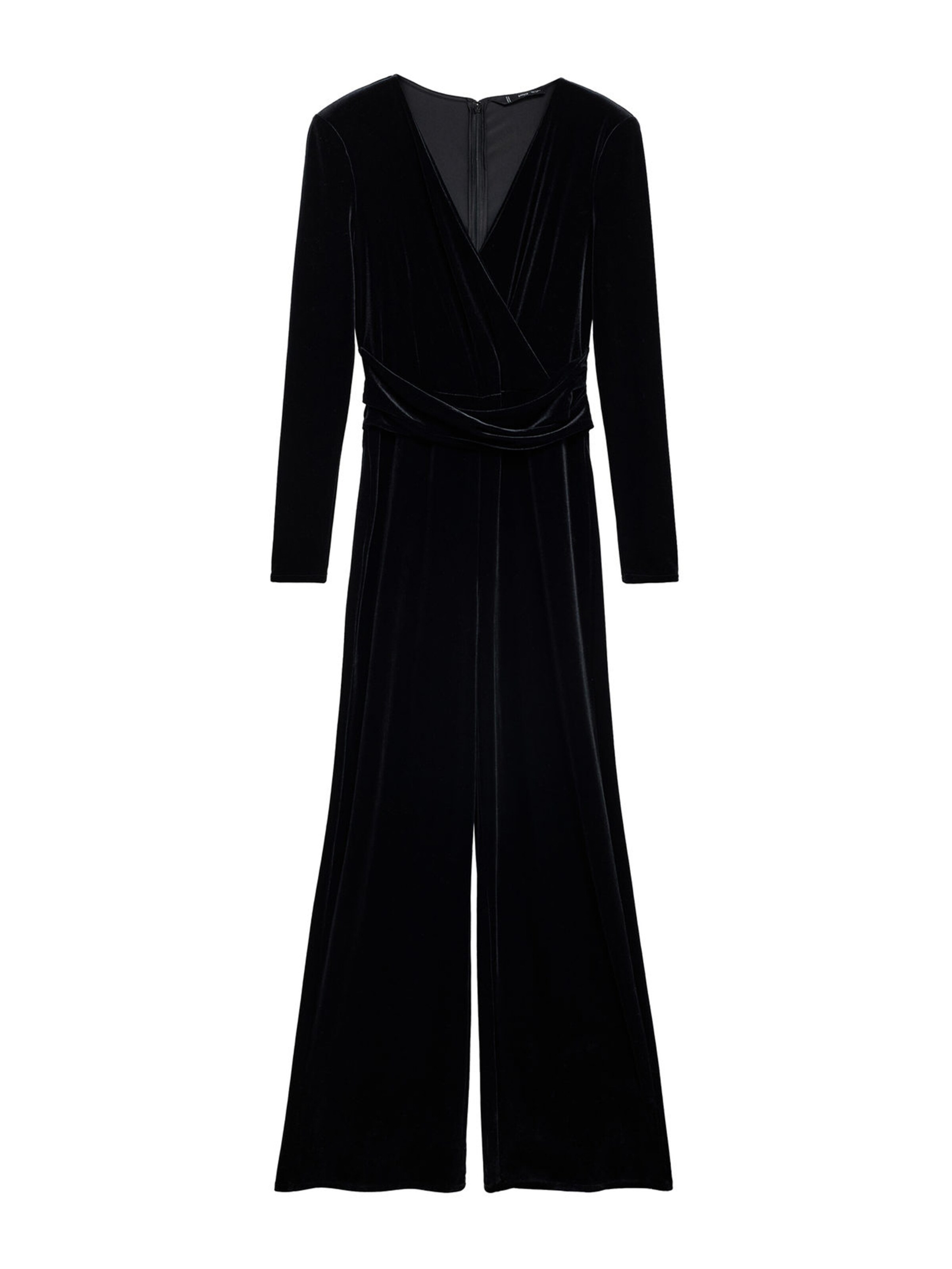MANGO Jumpsuit 'Xtuxedo' in Black: front