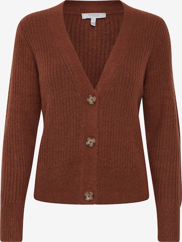 b.young Knit Cardigan 'BYNORA' in Brown: front