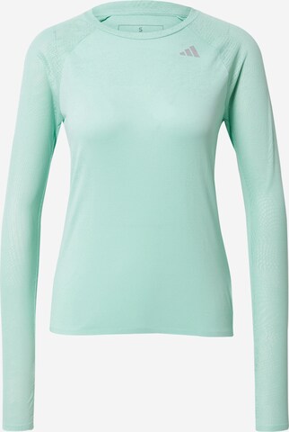 ADIDAS PERFORMANCE Functioneel shirt 'Adizero' in Groen: voorkant