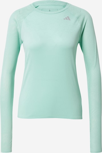 ADIDAS PERFORMANCE Functioneel shirt 'Adizero' in de kleur Grijs / Mintgroen, Productweergave