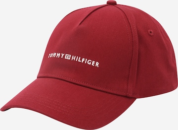 TOMMY HILFIGER Cap 'HORIZON' in Red: front