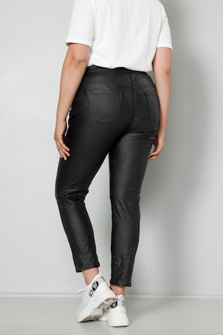 MIAMODA Slimfit Broek in Zwart