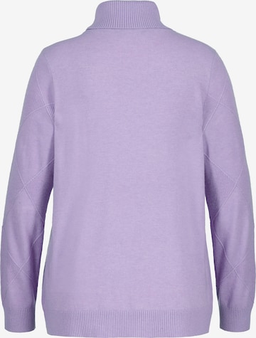 Ulla Popken Sweater in Purple