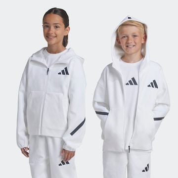 ADIDAS SPORTSWEAR Sportsweatjacke 'Z.N.E.' in Weiß