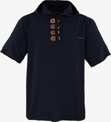 Lavecchia - Camiseta 'LV-609 Übergrößen' en negro: frente