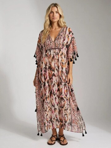 Miss June Kjole 'Caftan Long Roberta' i blandingsfarvet: forside