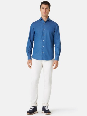 Boggi Milano Regular fit Button Up Shirt in Blue