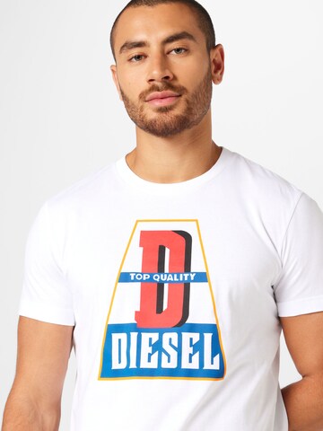 DIESEL Bluser t-shirts ' T-DIEGOR-K61' i Hvid | YOU