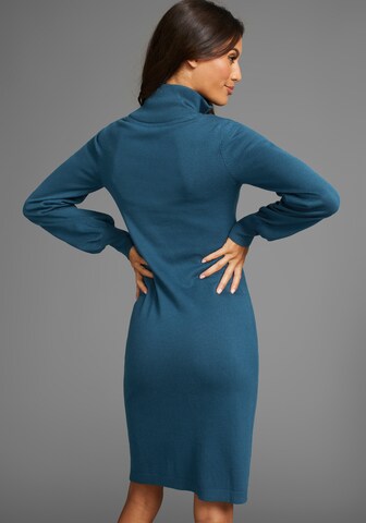 LAURA SCOTT Strickkleid in Blau