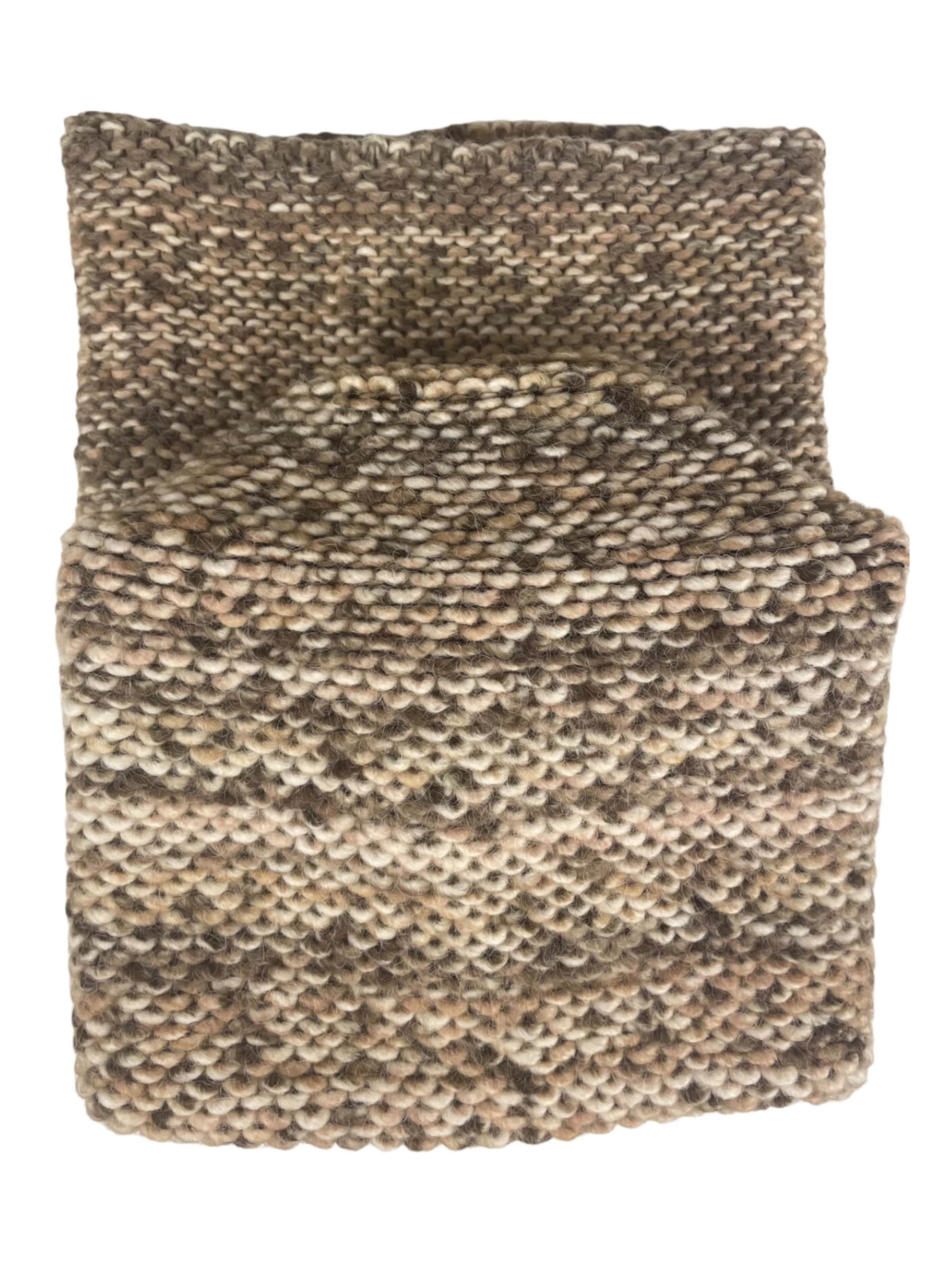 Kumixi Beanie 'Mütze & Schal Set' in Beige: front