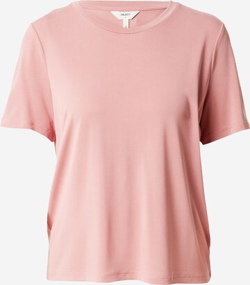 Maglietta 'Annie' di OBJECT in rosa: frontale