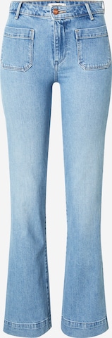 WRANGLER Rozkloszowany krój Jeansy w kolorze niebieski: przód