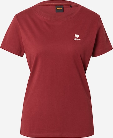 T-shirt 'C_Esogo_3' BOSS en rouge : devant