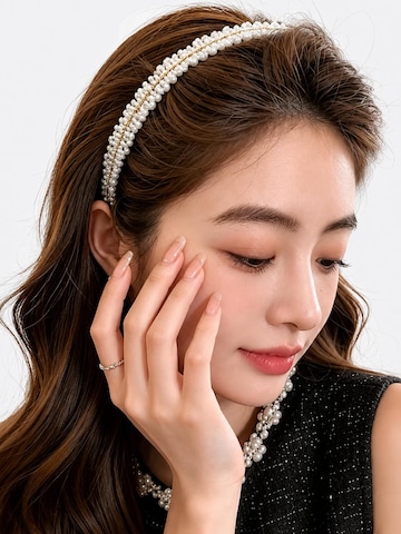 LanLiviaTraka za kosu 'Handmade Delicate Pearls Headband' - zlatna boja