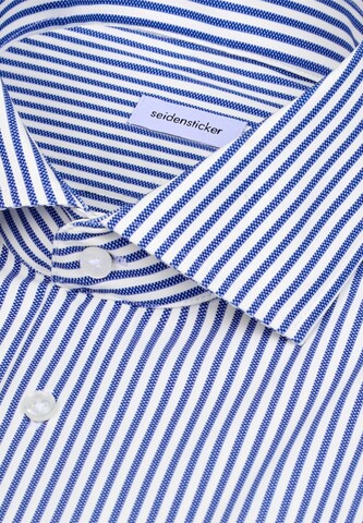 SEIDENSTICKER Slim fit Zakelijk overhemd in Blauw