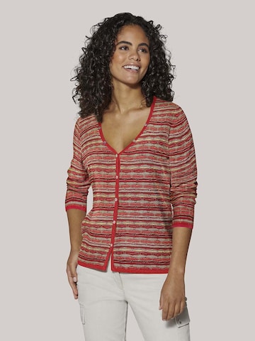 MADELEINE Strickjacke in Rot: Vorderseite