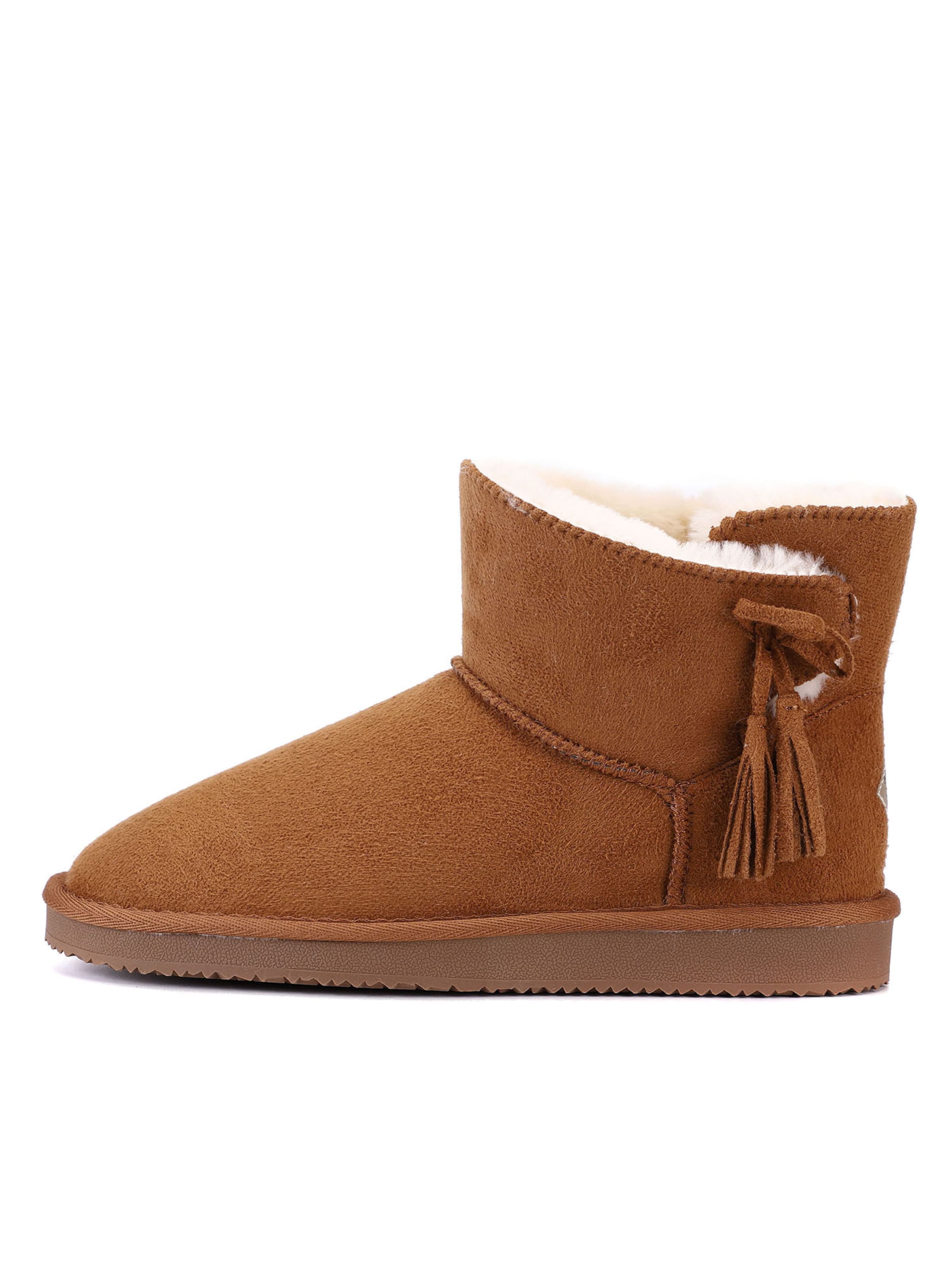Stivale 'CULLEN' di Island Boot in marrone: frontale