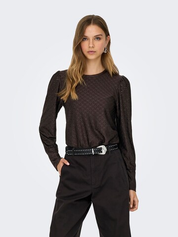 JDY Shirt 'JDYCATHINKA' in Braun: Vorderseite