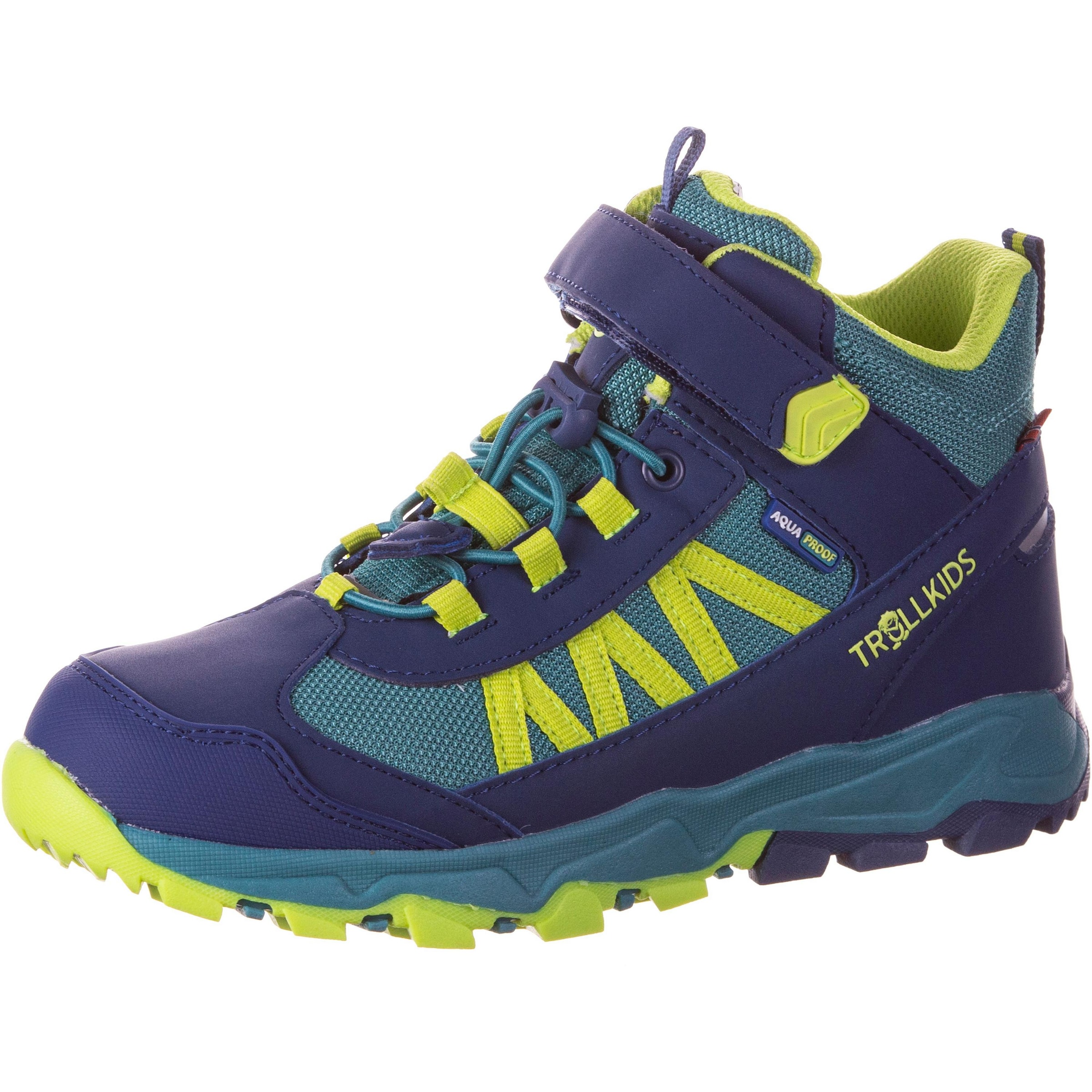 TROLLKIDS Boots 'Tronfjell Mid' in Blue: front