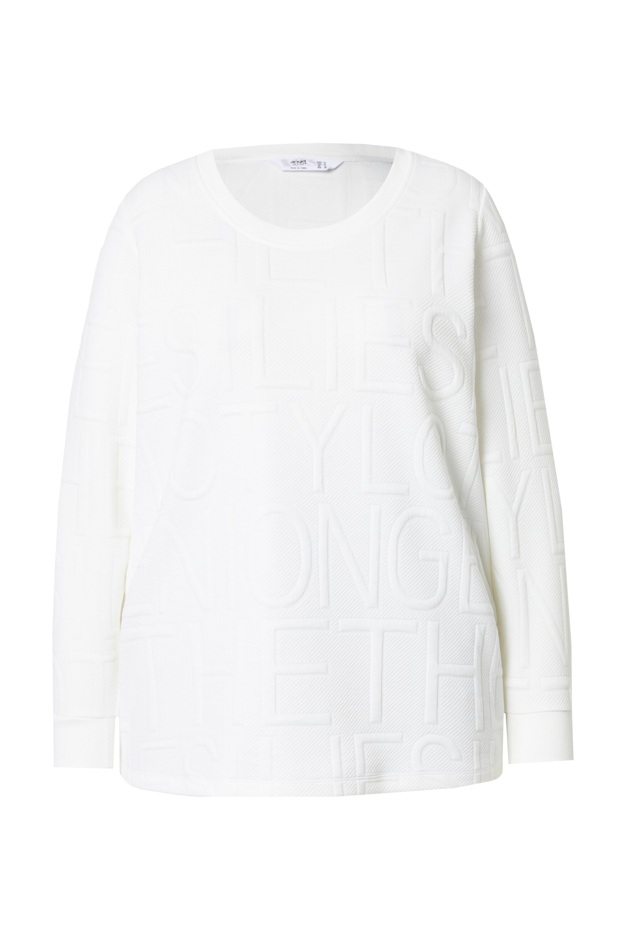 Angel of Style Sweatshirt in Wit: voorkant