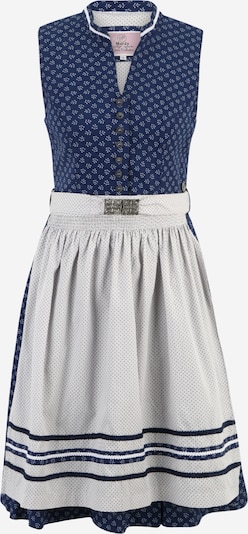 MARJO Dirndl 'Tamika' en bleu marine / blanc, Vue avec produit