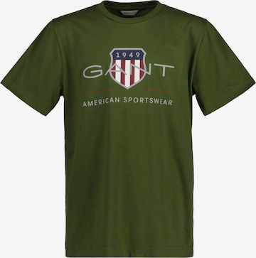 GANT T-Shirt in Grün: Vorderseite