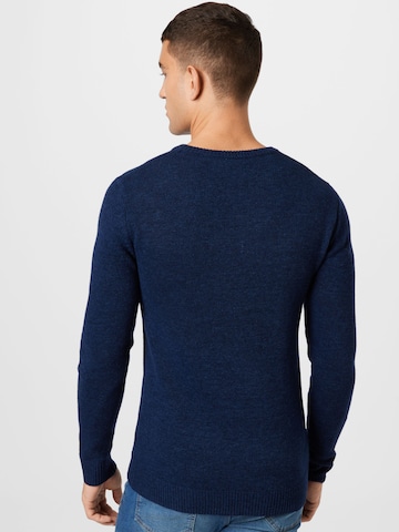 BLEND Pullover in Blau