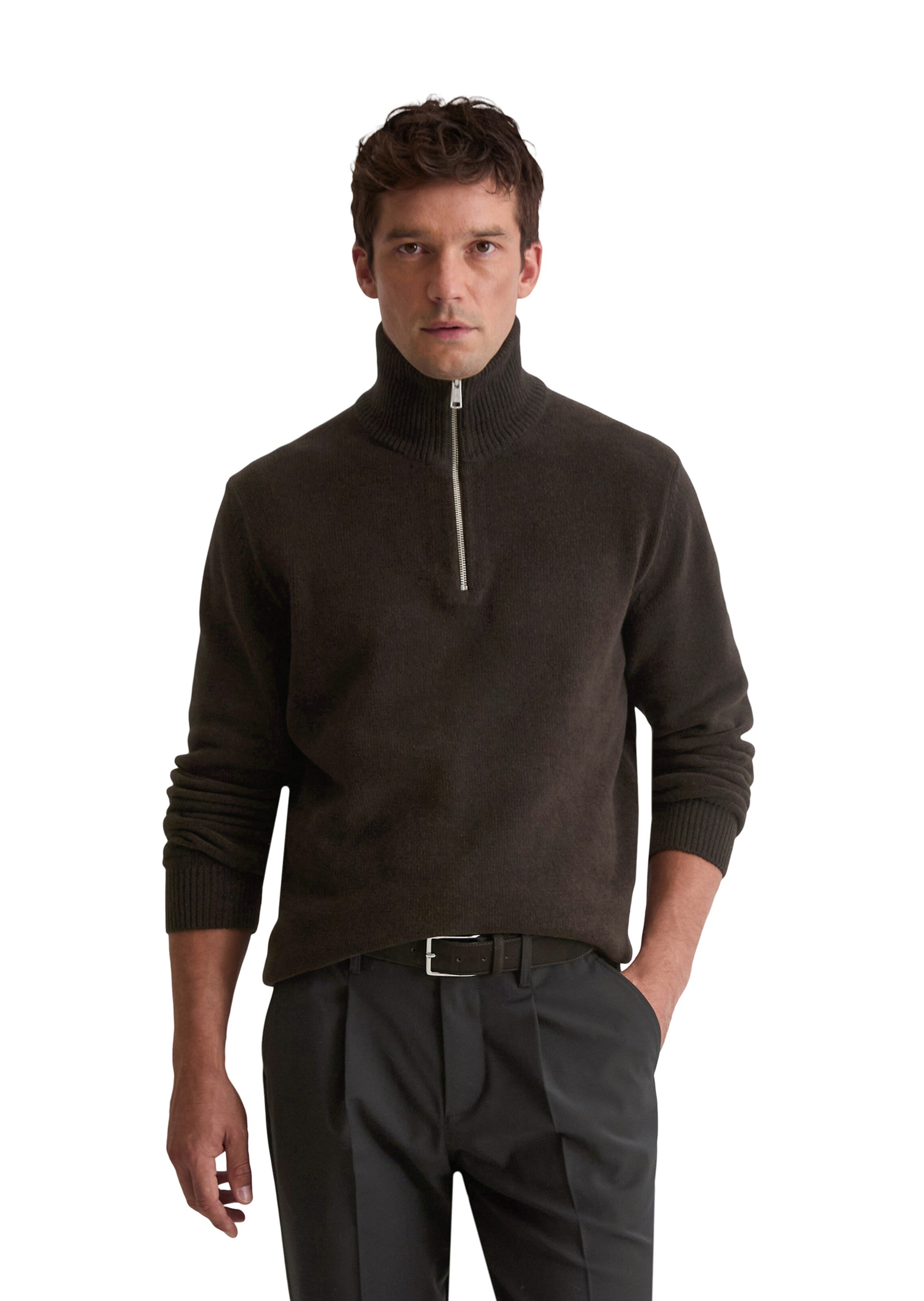 Marc O'Polo Sweater in Brown: front