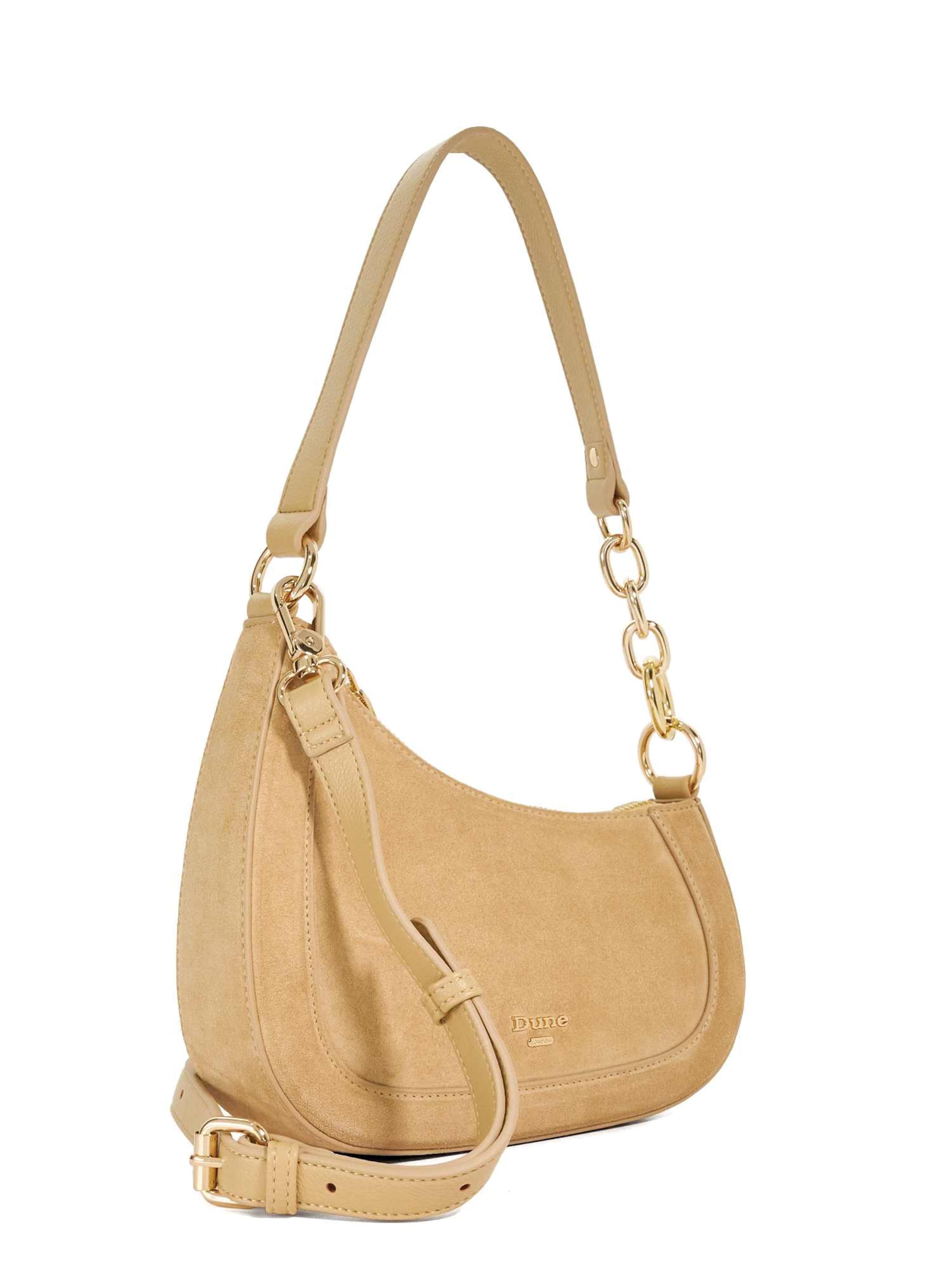 Dune LONDON Schultertasche 'Direction' in Grau