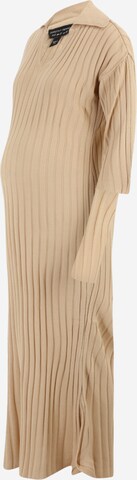 Dorothy Perkins Maternity Oversized Dress in Beige: front