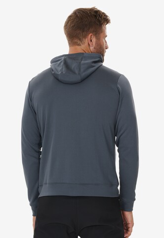 ENDURANCE Athletic Zip-Up Hoodie 'Dereff' in Grey