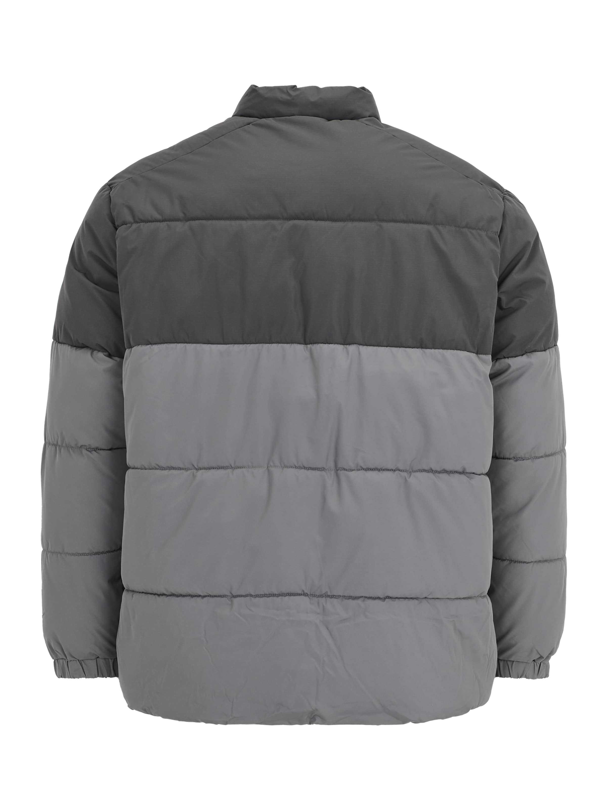 Jack & Jones Plus Winter Jacket 'JJMAZE' in Grey