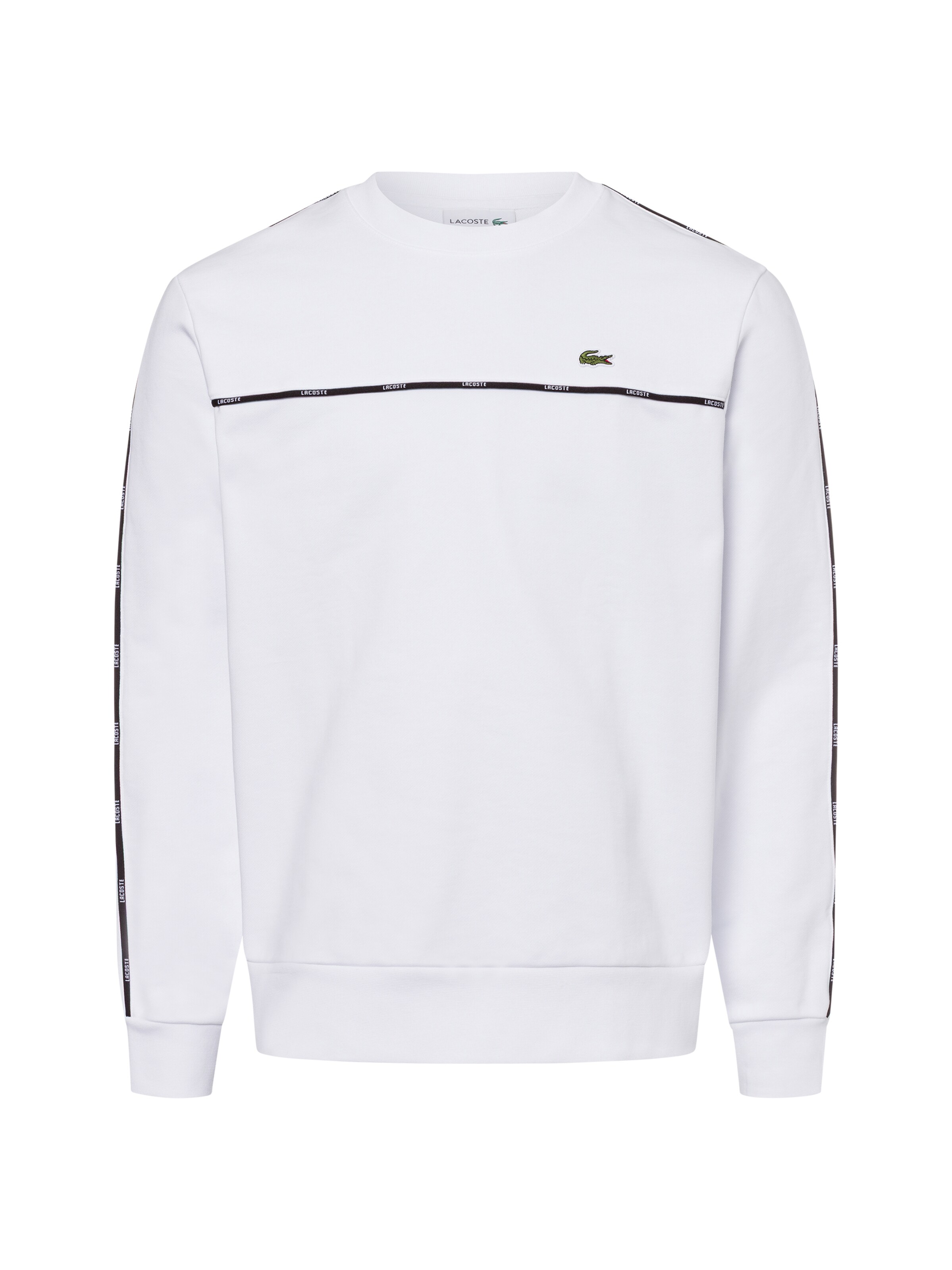LACOSTE Sweatshirt in Weiß: Vorderseite