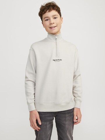 Jack & Jones Junior Sweatshirt 'JORVestebro' i beige: forside