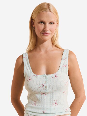 ETAM Schlafshirt 'Katell' in Grün: Vorderseite