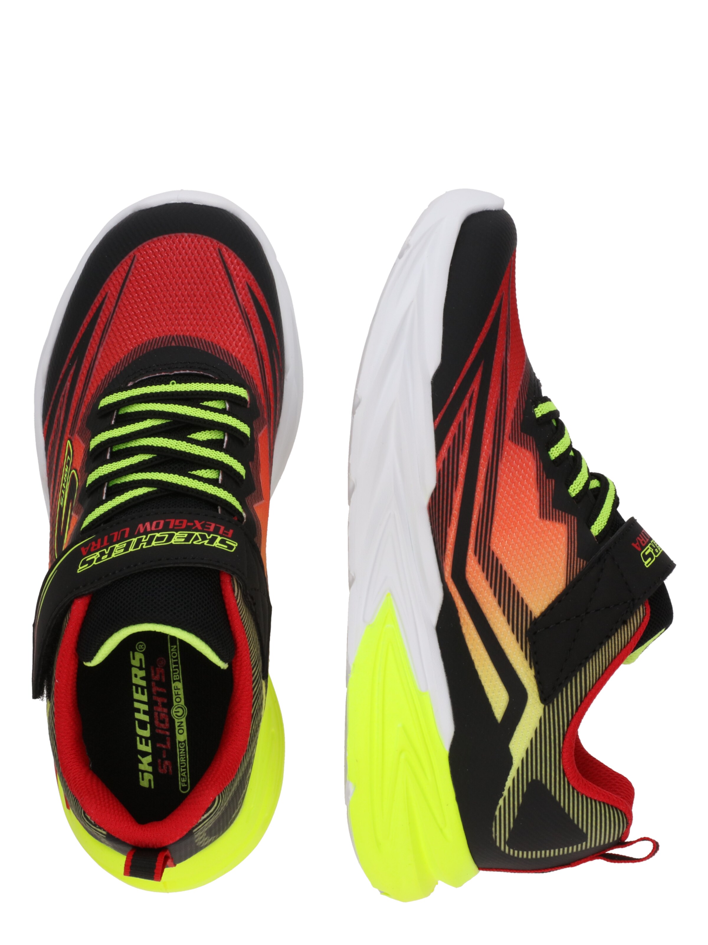 SKECHERS Сникърси 'FLEX-GLOW ULTRA' в черно