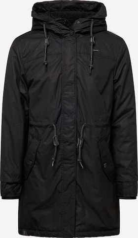 Ragwear Plus Átmeneti kabátok 'ELBA' - fekete: elől
