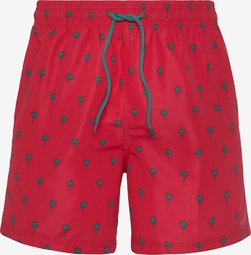 Shorts de bain s.Oliver en rouge : devant